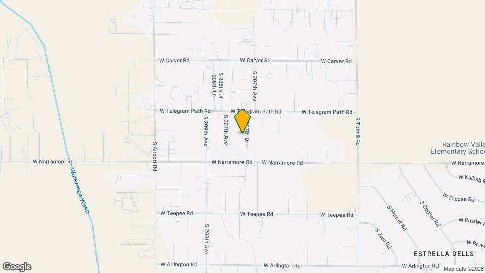 12116 S 207th Dr Map and Location Details