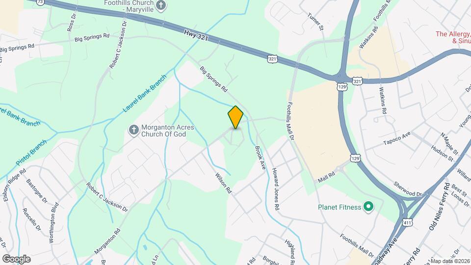 Foothills Village Apartments Mapa y Detalles de la Ubicación