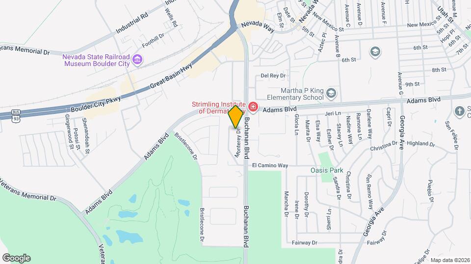 1312 Monterey Dr Map and Location Details