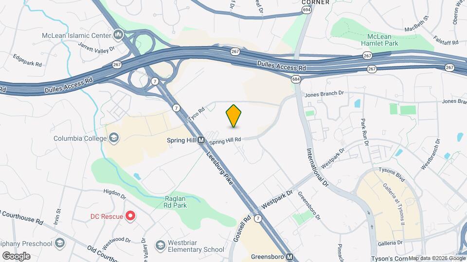 1556 Spring Hill Rd Map and Location Details