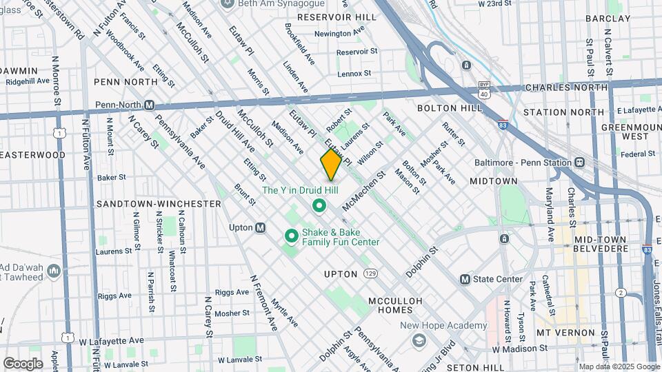 1702 Madison Ave Map and Location Details