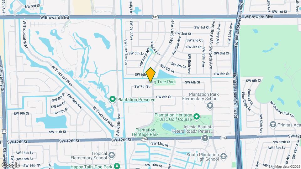 661 S Fig Tree Ln Map and Location Details