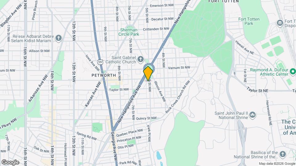 4122 5th St NW Map and Location Details