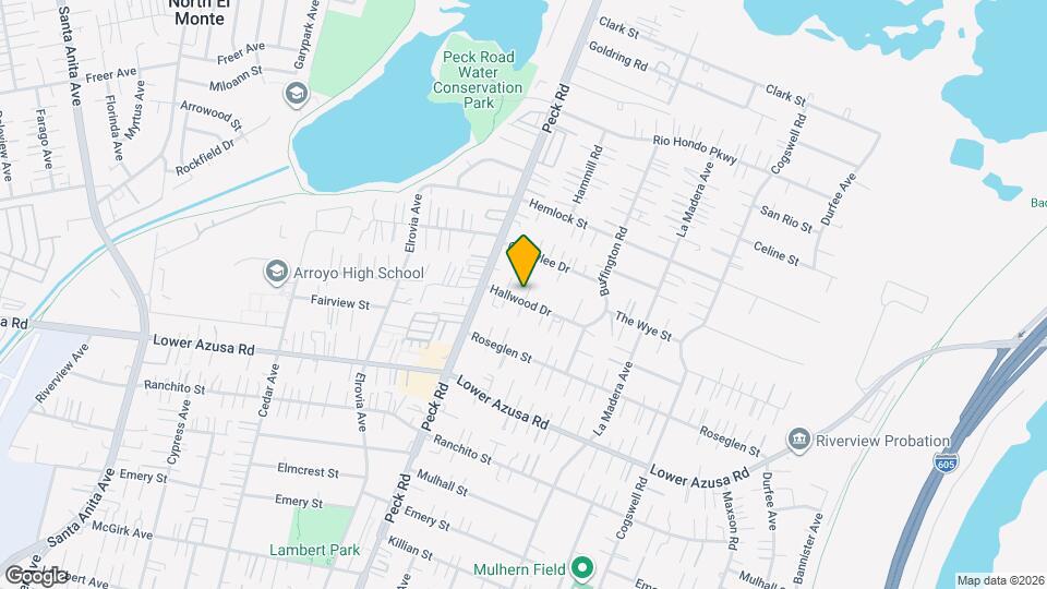 11639 Hallwood Dr Map and Location Details