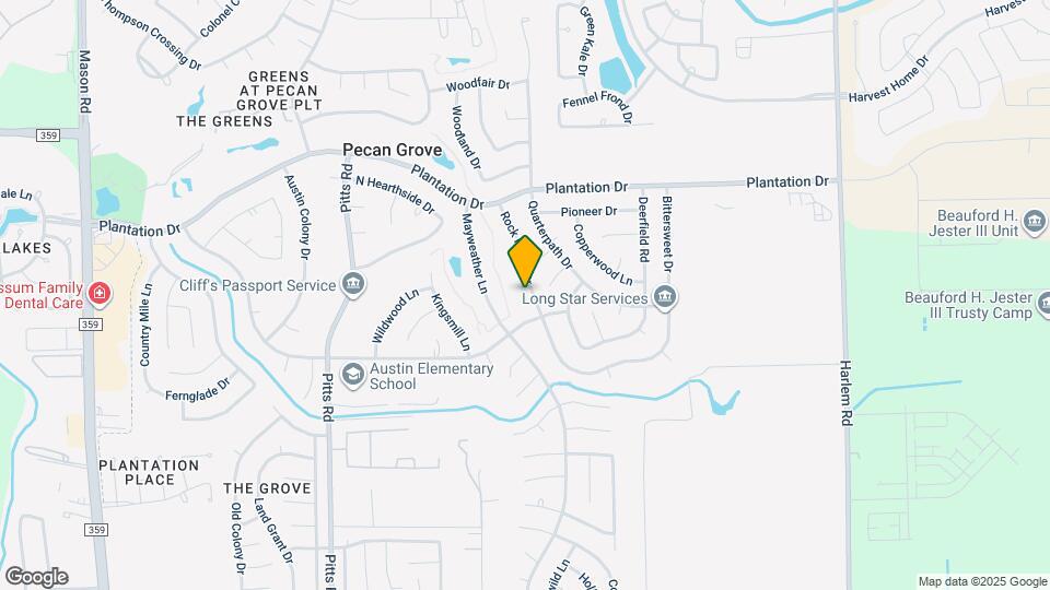 1723 Rock Fence Dr Map and Location Details