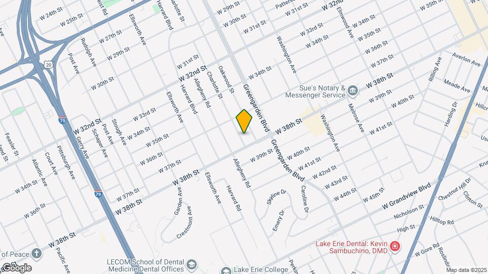 3711 Charlotte St Map and Location Details