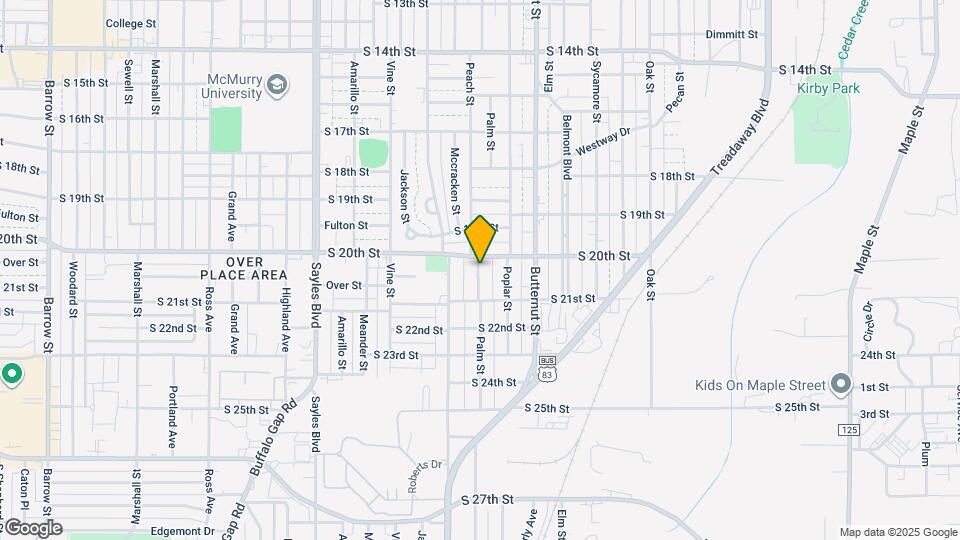 2017 Palm St Map and Location Details