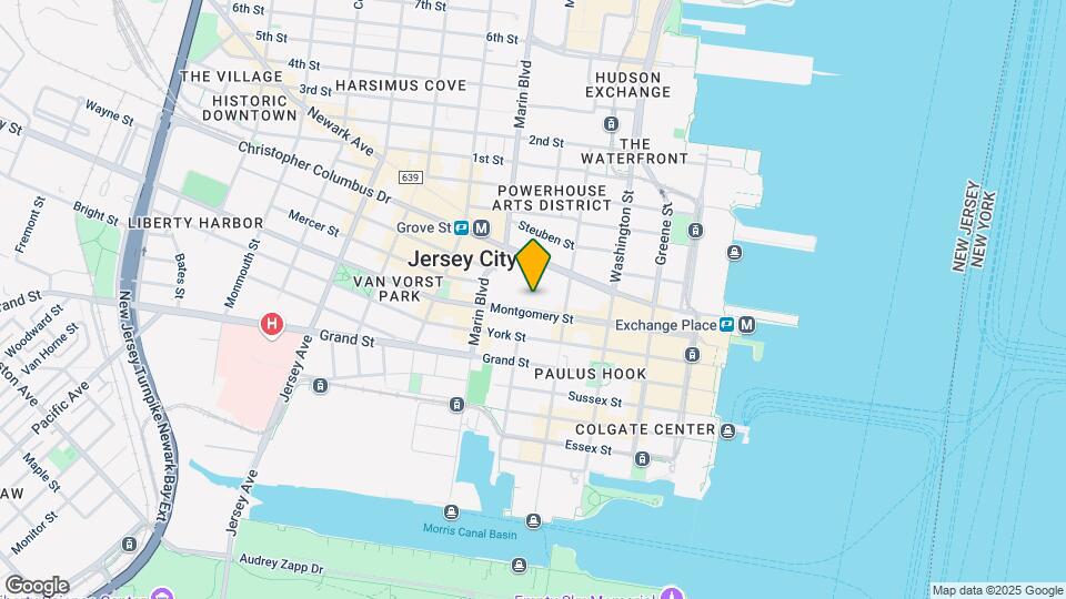 270 Marin Blvd, Unit 6F Map and Location Details
