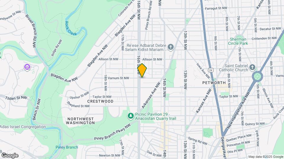 4221 16th St NW Mapa y Detalles de la Ubicación