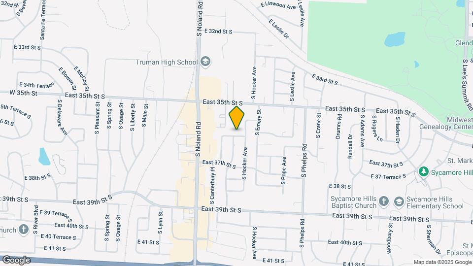 14220 East 36th St S Map and Location Details