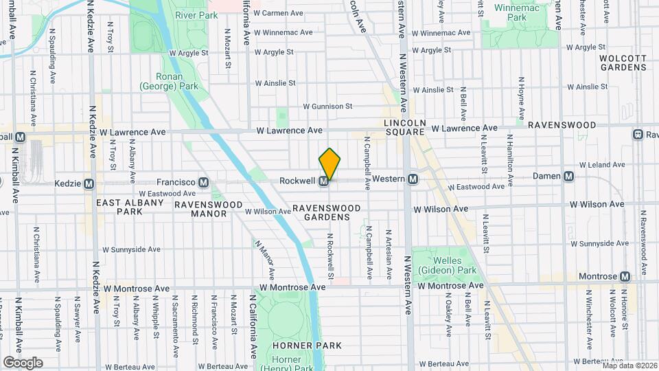 4641 N Rockwell St, Unit 2 Mapa y Detalles de la Ubicación