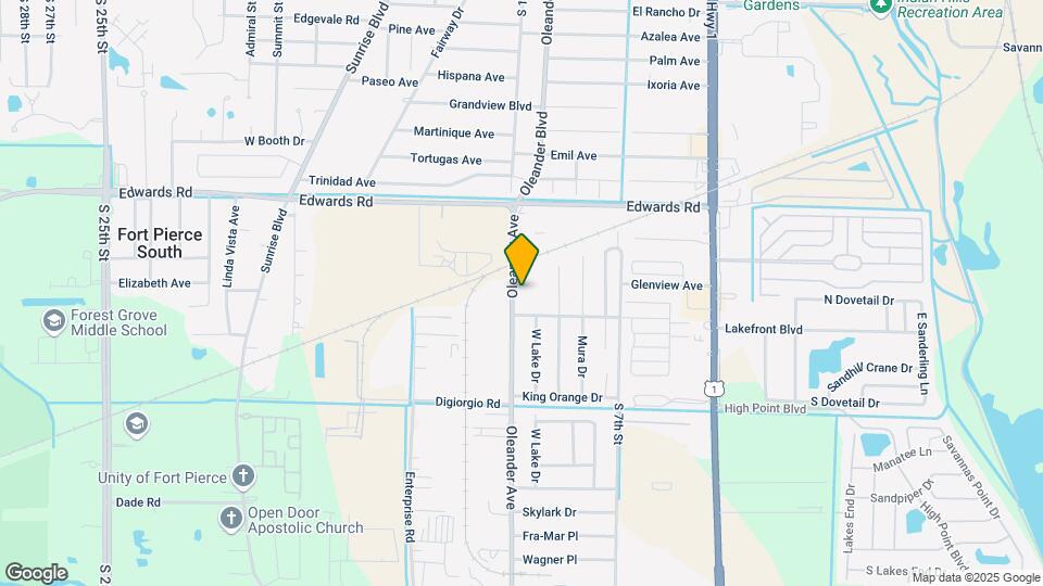 3164 Oleander Ave Map and Location Details