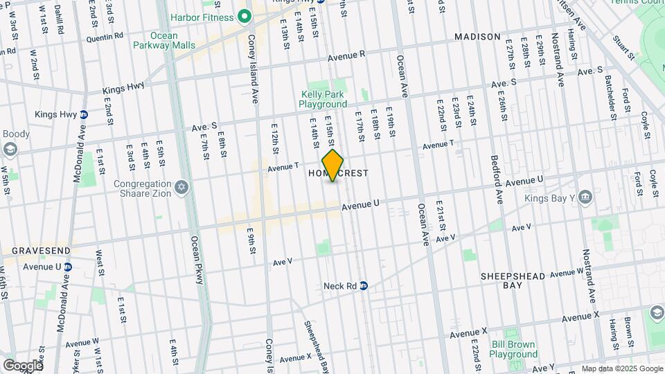 2052 E 15th St Map and Location Details