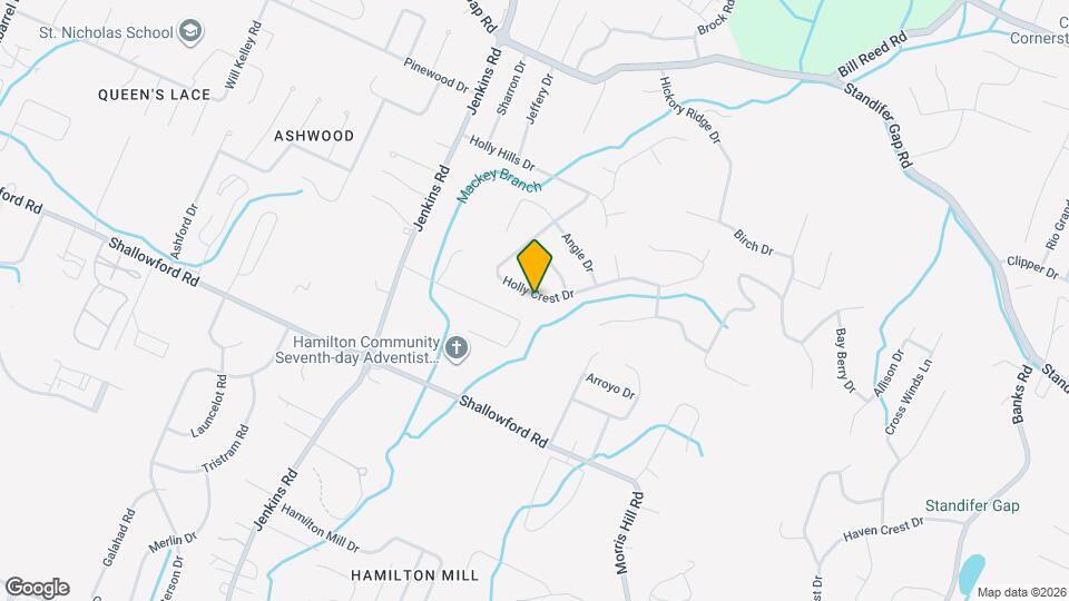 8140 Holly Crest Dr Map and Location Details