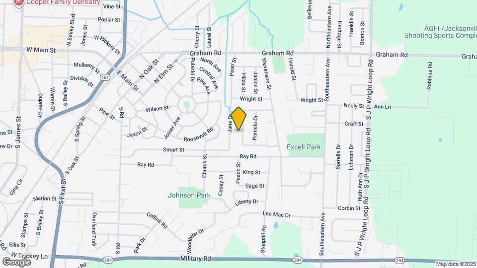 1006 Towering Oaks Dr Map and Location Details