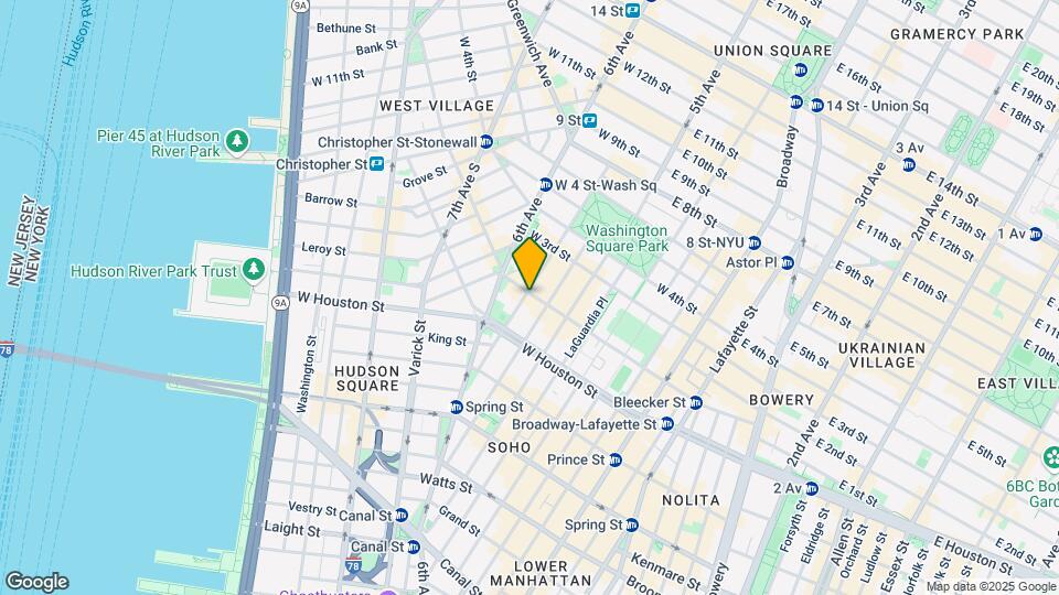 184 Bleecker St, Unit 6 Map and Location Details