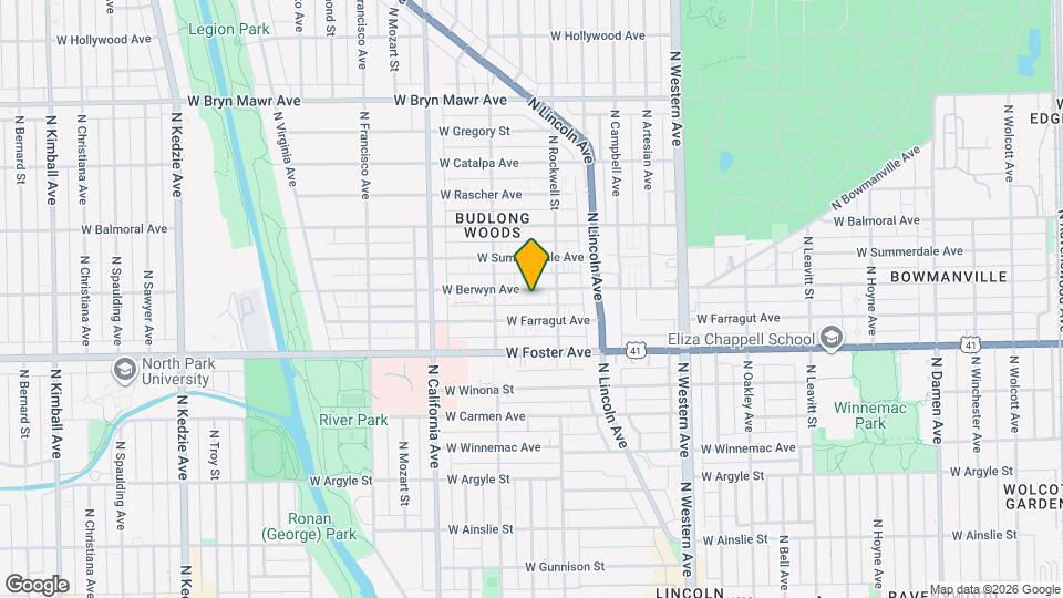 2625 W Berwyn Ave, Unit 2 Map and Location Details