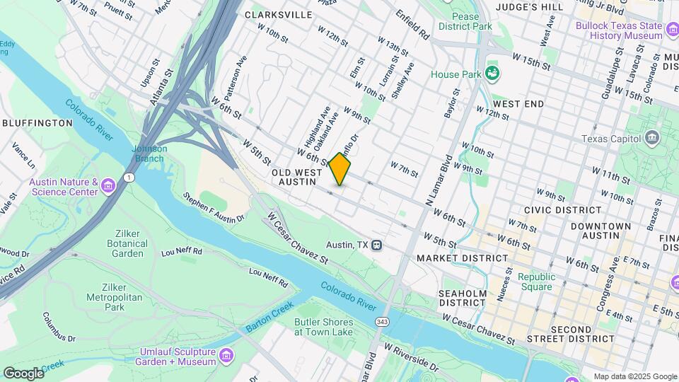 1300 W 5th St Map and Location Details