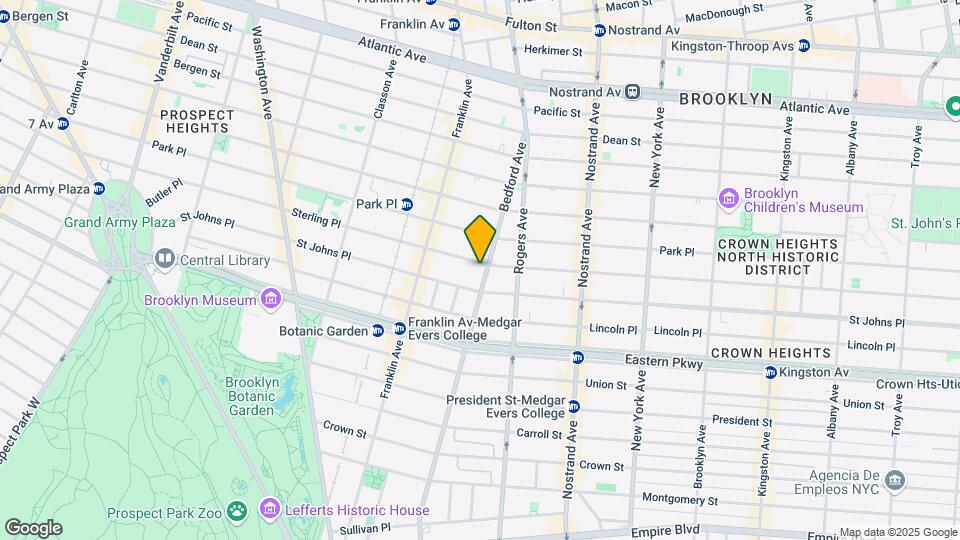 1486 Bedford Ave Map and Location Details