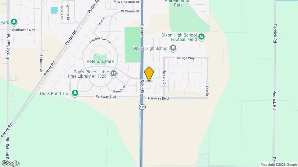 1230 Baylor Way Map and Location Details