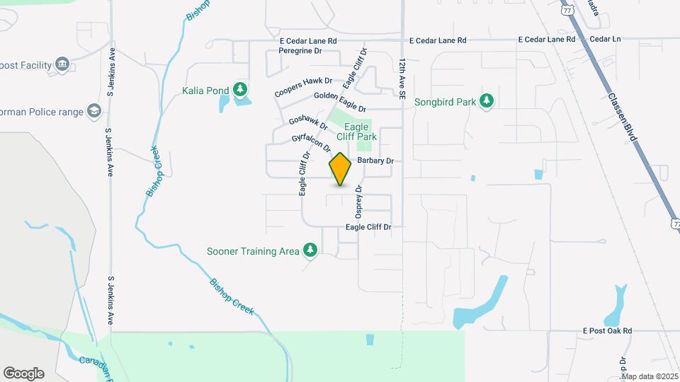 821 Caracara Dr Map and Location Details