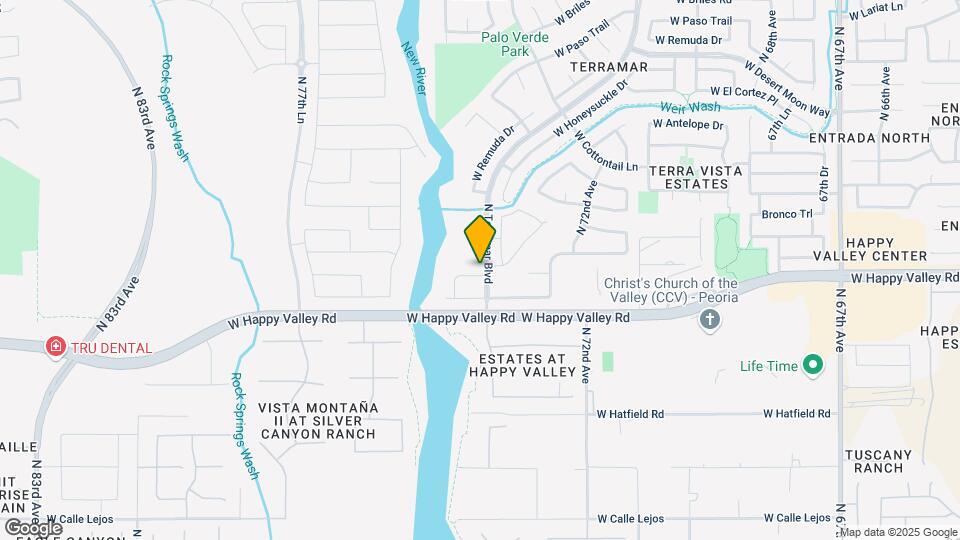 7410 W Buckskin Trail Map and Location Details