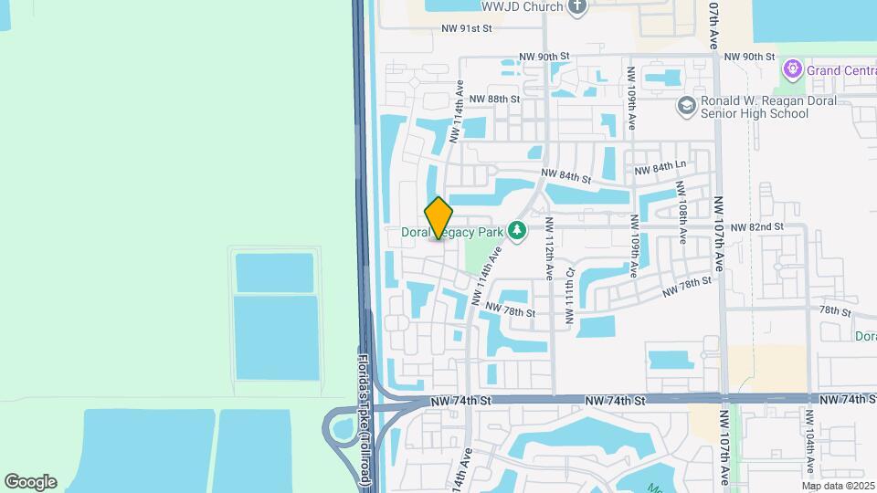 11476 NW 81st Terrace Map and Location Details