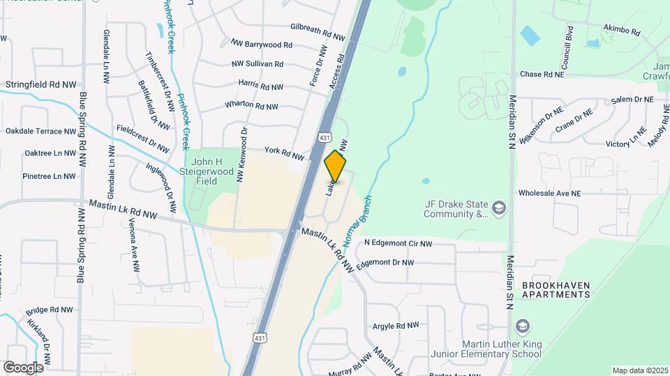 3704 Lakewood Dr NW Map and Location Details