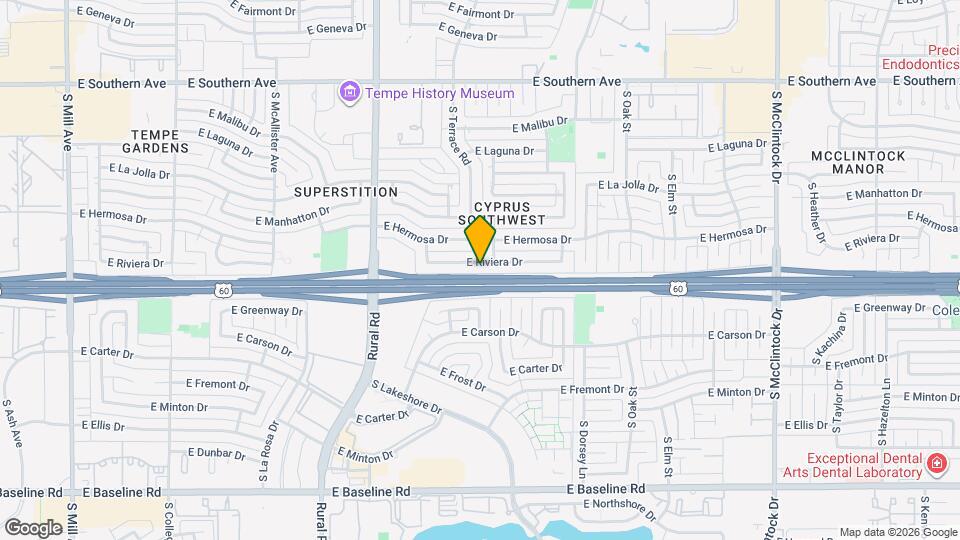 1119 E Riviera Dr Map and Location Details