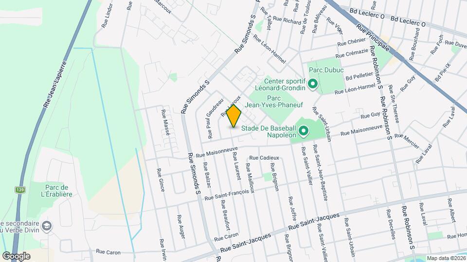 135 Laurent Rue Map and Location Details