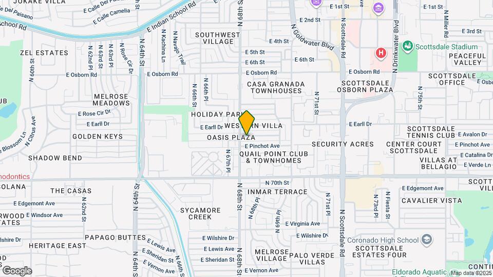6809 E Avalon Dr Map and Location Details