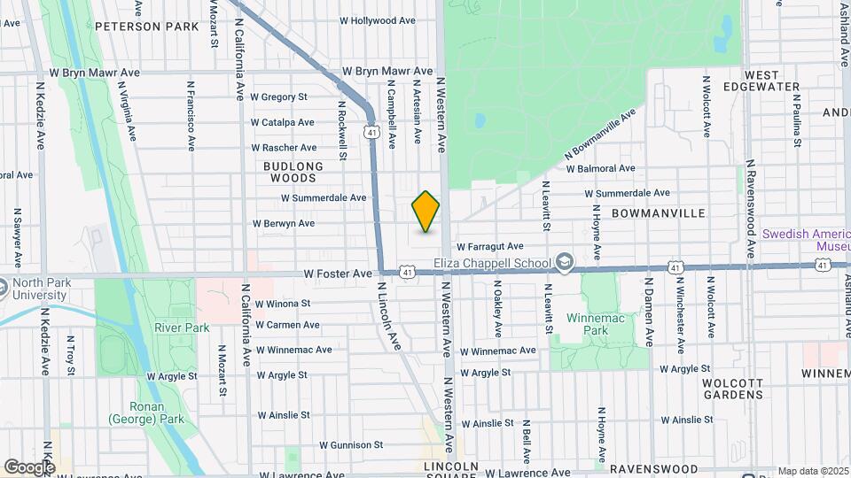 2412 W Farragut Ave Map and Location Details