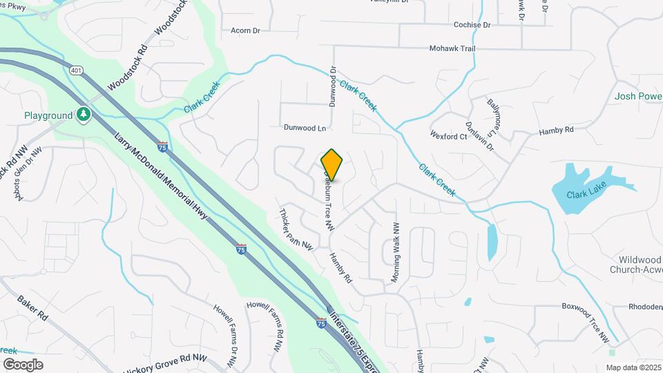 4966 Braeburn Trce NW Map and Location Details