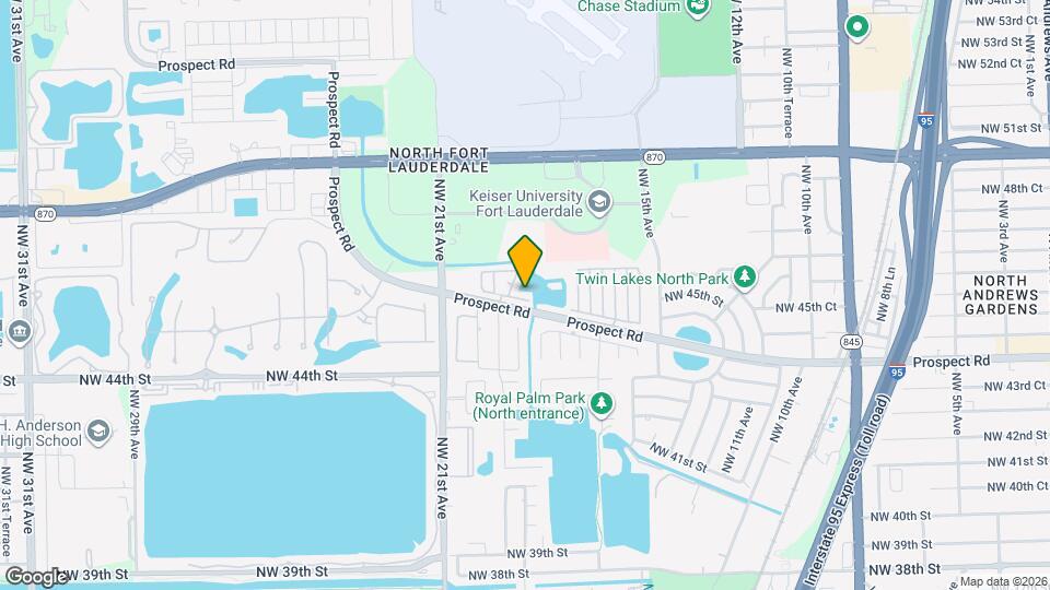 1869 NW 45th Ct Map and Location Details