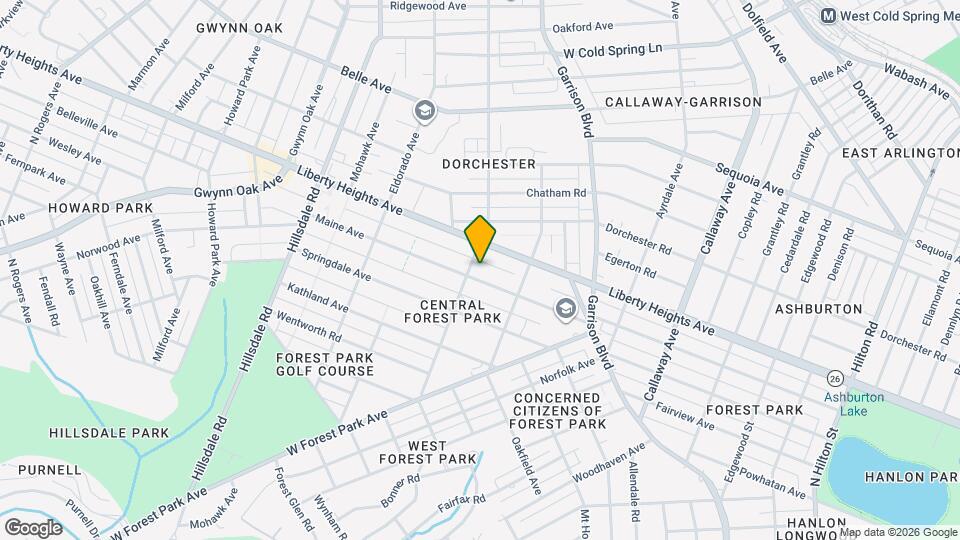 4014 Maine Ave, Unit #1 Mapa y Detalles de la Ubicación