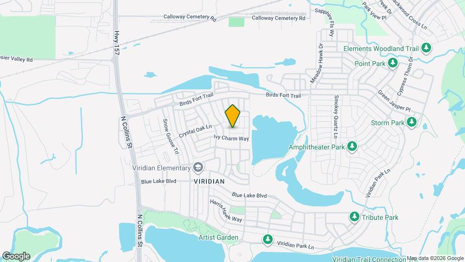 1112 Amber Rose Way Map and Location Details