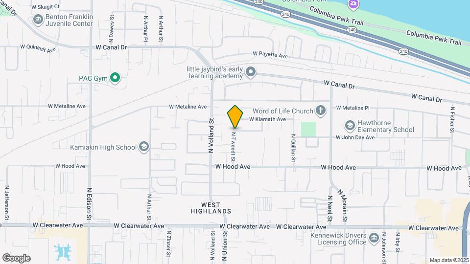 632 N Tweedt St, Unit #202 Map and Location Details