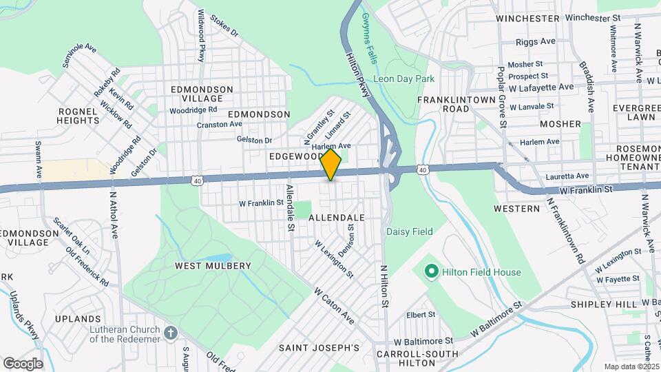 520 Edgewood St Map and Location Details