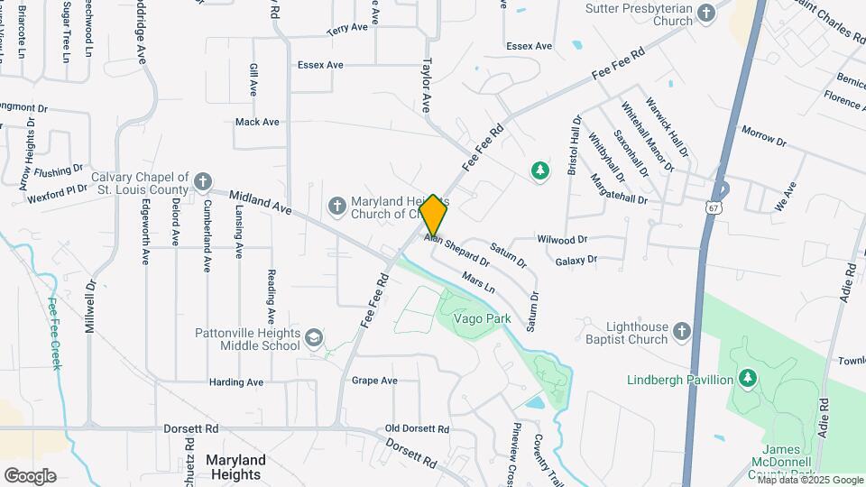 2743 Mars Ln Map and Location Details