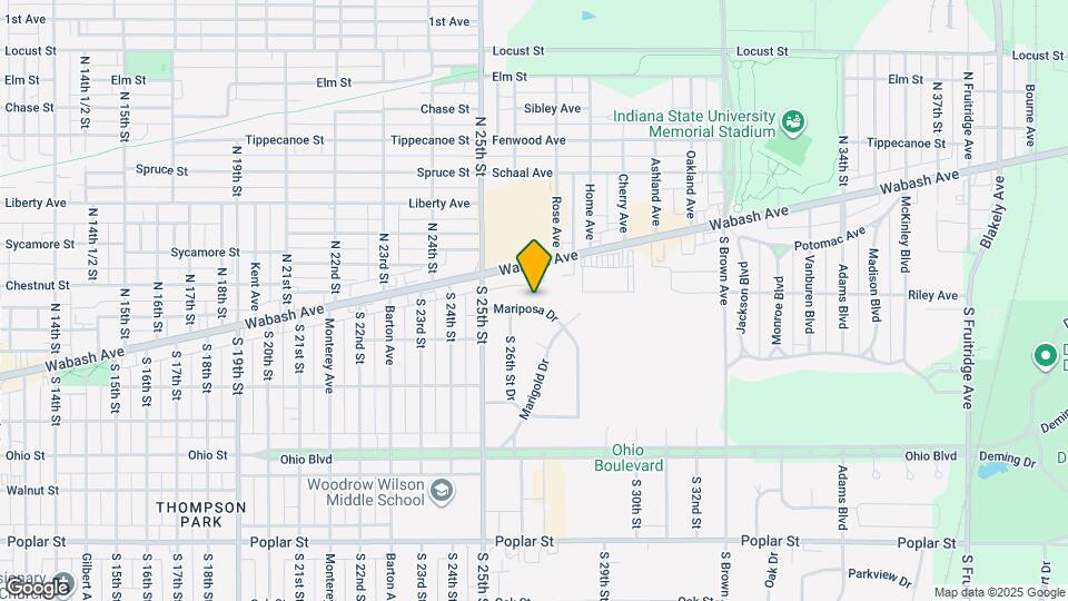 2622 Mariposa Dr Map and Location Details