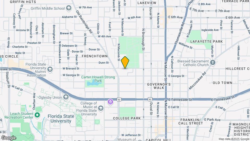 433 W Brevard St Map and Location Details