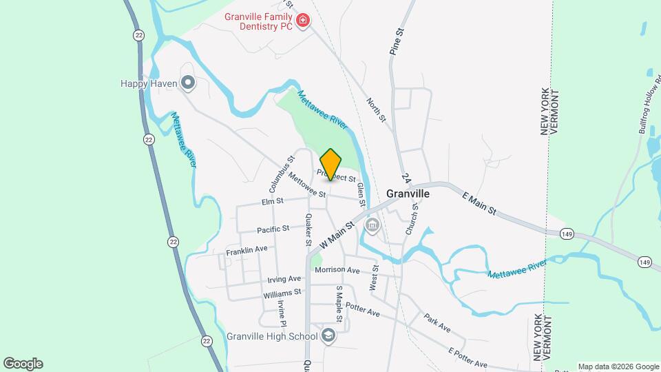 18 1/2 Mettowee St, Unit Apt B Map and Location Details