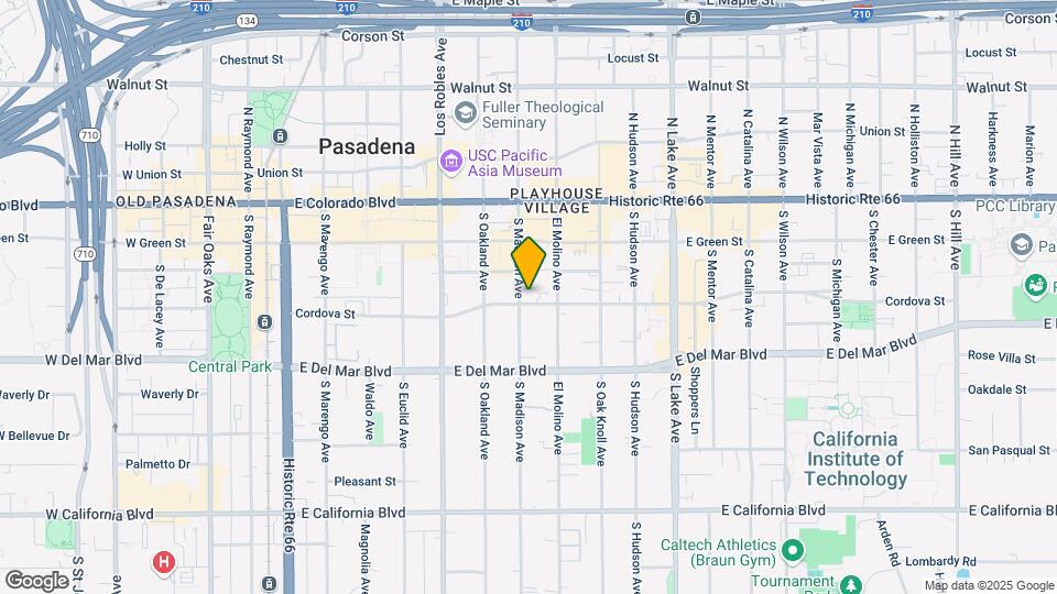 180 S Madison Ave Mapa y Detalles de la Ubicación