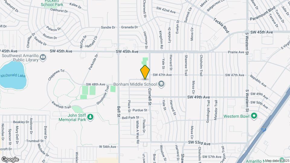 5713 Wabash St Map and Location Details