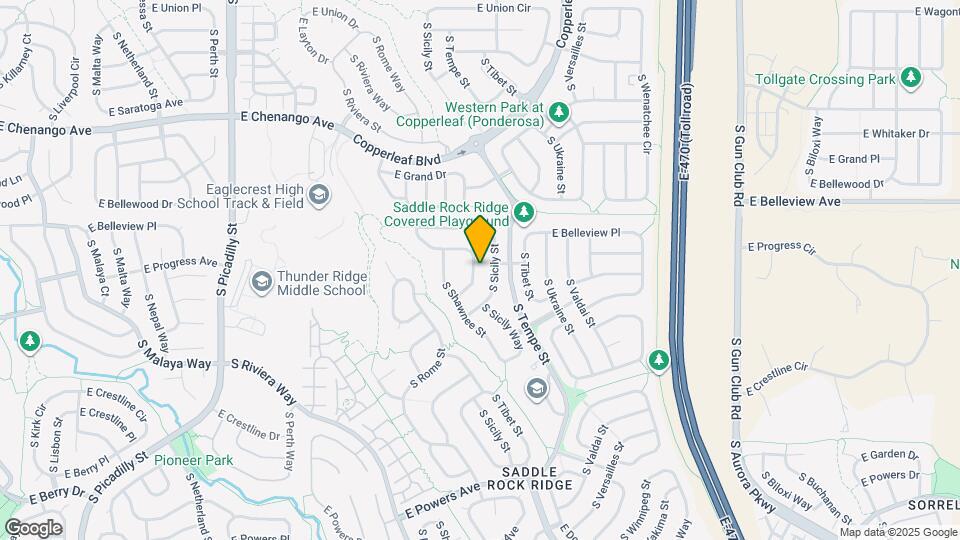 5208 S Shawnee Way Map and Location Details