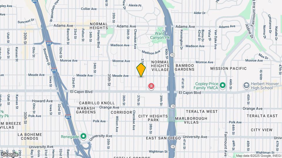 4375 37th St Map and Location Details