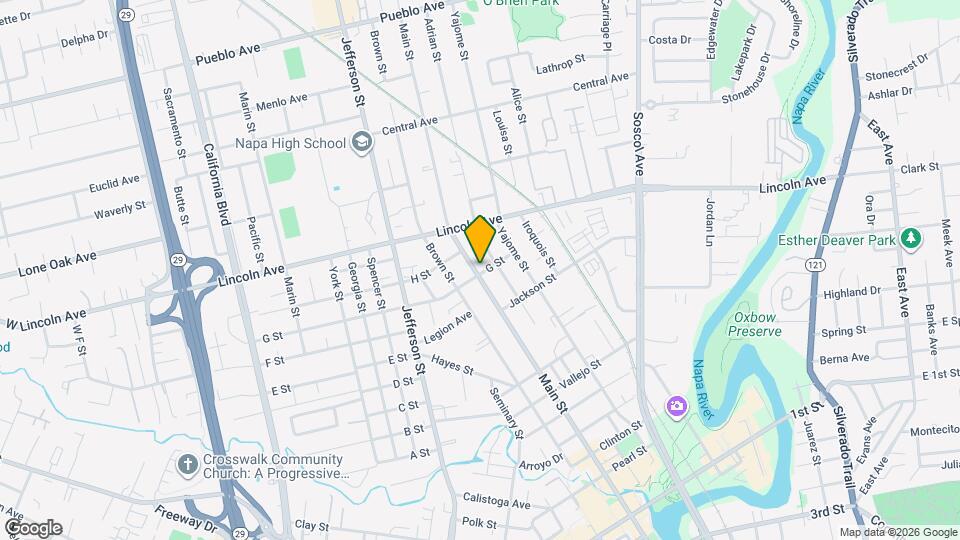 990 G St Map and Location Details