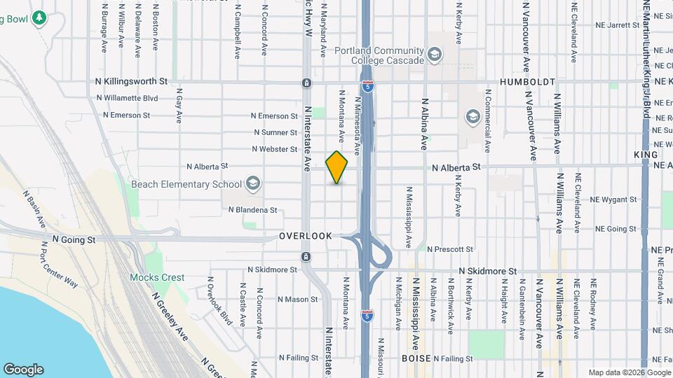 4833 N Montana Ave Mapa y Detalles de la Ubicación