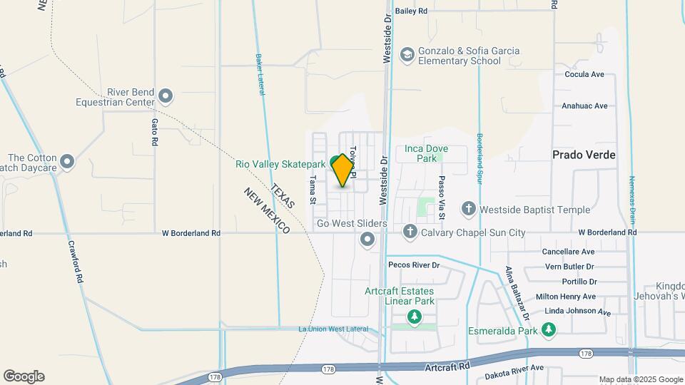 1060 Hoppas St, Unit B Map and Location Details