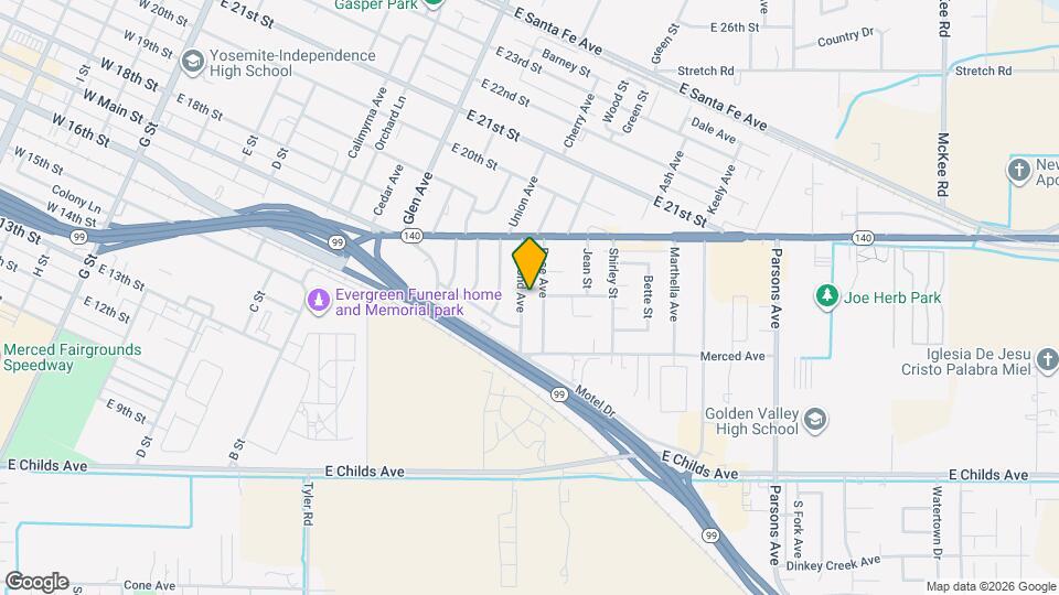 1690 Almond Ave Mapa y Detalles de la Ubicación